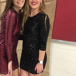 Sequin semi formal dress